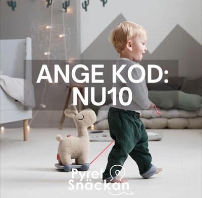 Få 10% rabatt hos Pyret & Snäckan