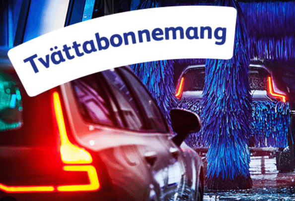 Tvättabonnemang för bil - OKQ8