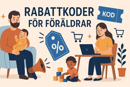 Bästa rabattkoderna för föräldrar 2025 – fynda nu