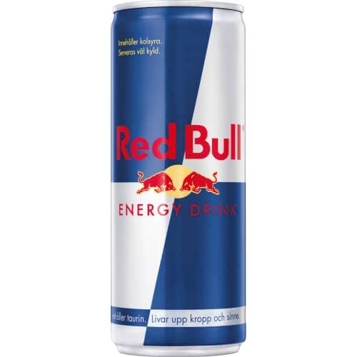 Red Bull energidryck hos Willys för 11 kr + pant