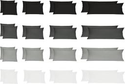 Renforcé Örngott Dubbelpack 100% Bomull 40x40 cm Antracit