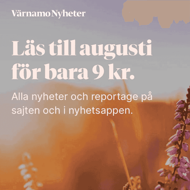 Läs Värnamo nyheter 2 månader för bara 9 kr