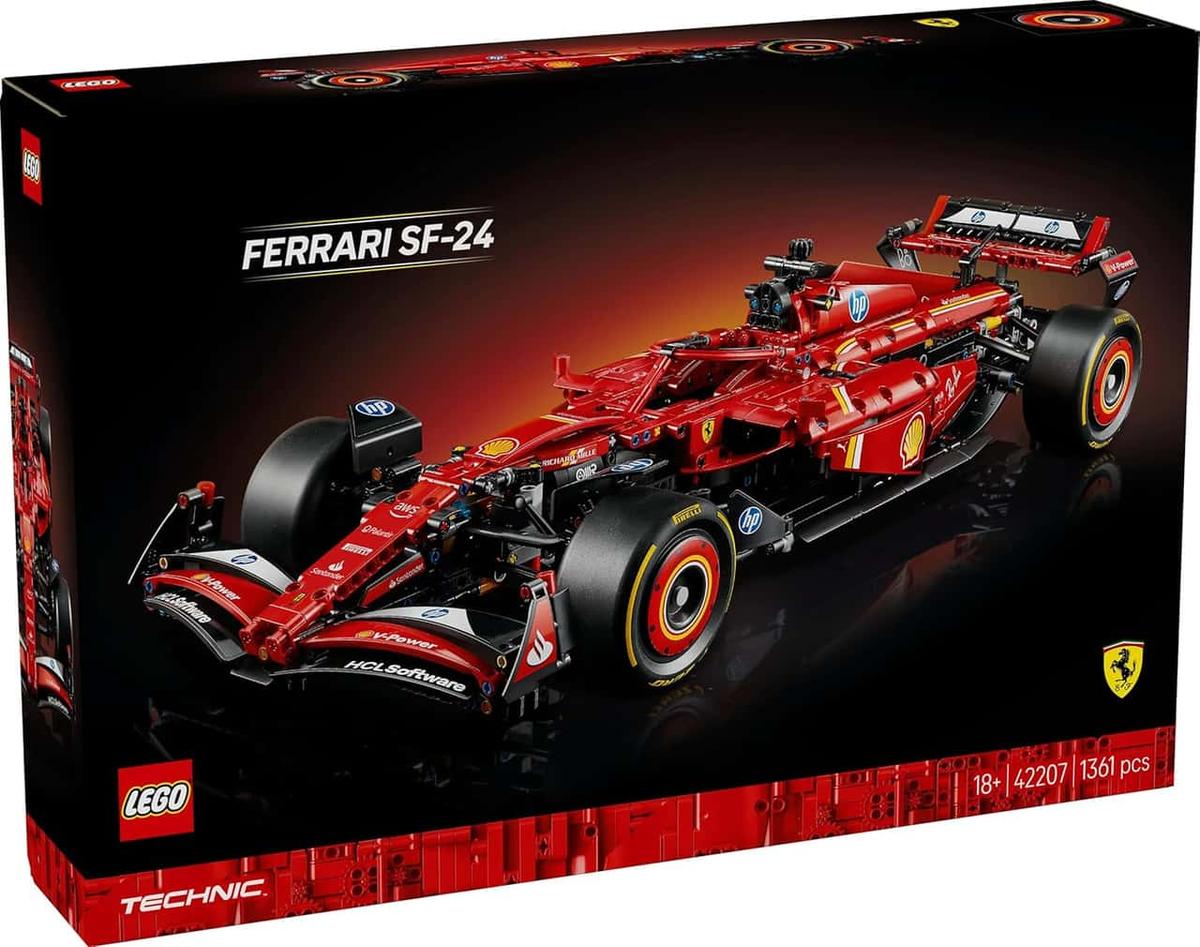 Bygg din egen Ferrari SF-24 F1 i LEGO