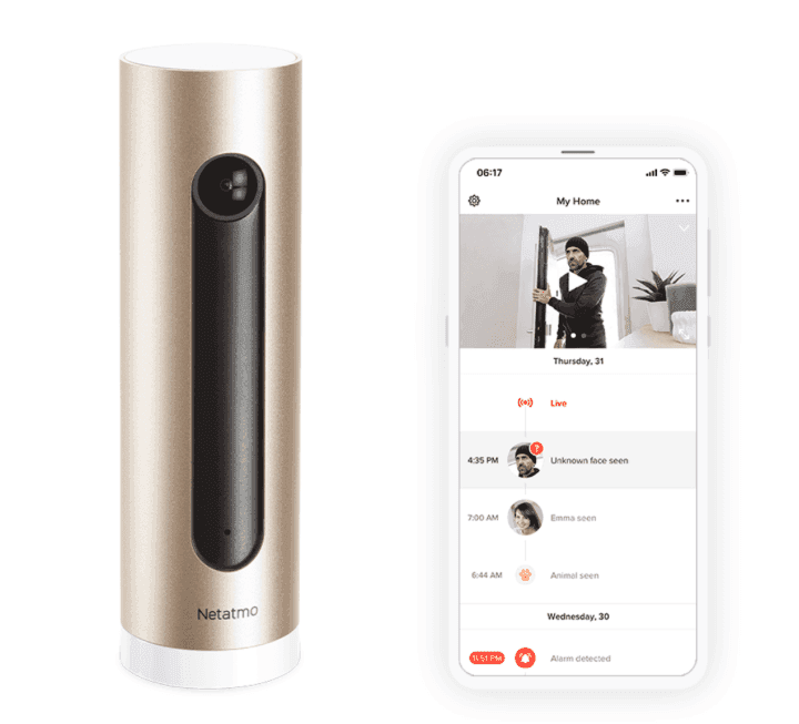 Netatmo Welcome Avancerat Smart Inomhuskamera