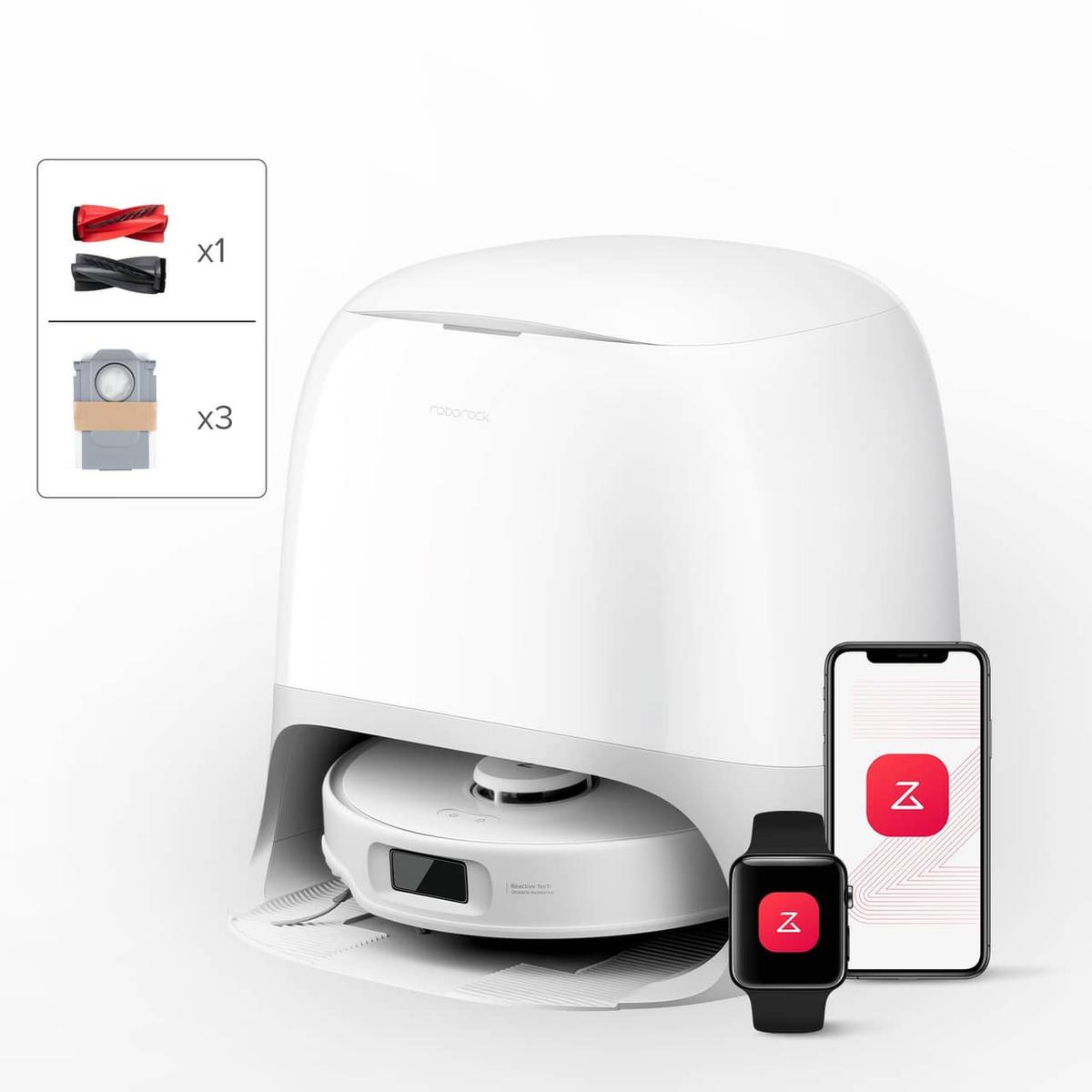 5 % extra rabatt på Roborock Qrevo Curv S5X-kit