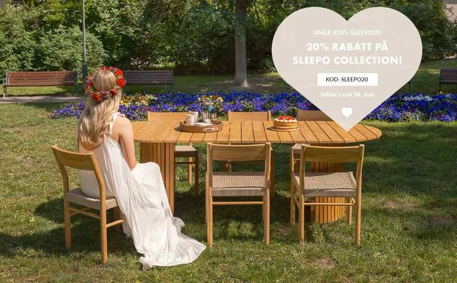 20 % rabatt på Sleepo Collection