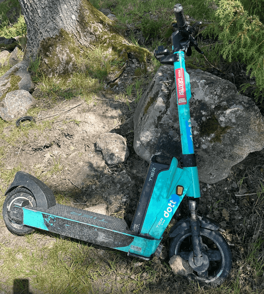 Prova att hyra en elscooter gratis hos Dott