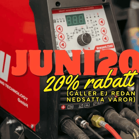 20 % rabatt på svetsar & tillbehör hos Revline