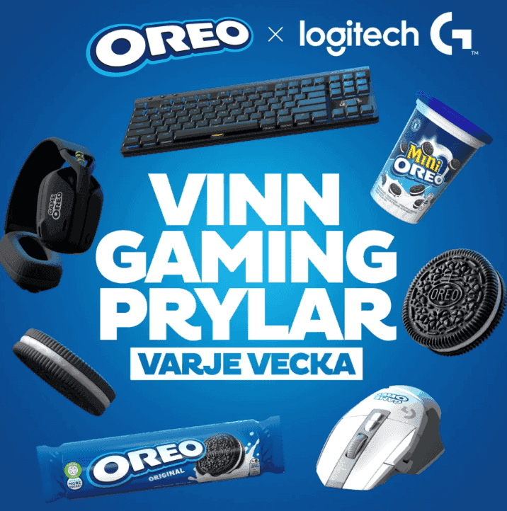 50 % cashback Oreo O's flingor Choklad & Vanilj, 350 g.