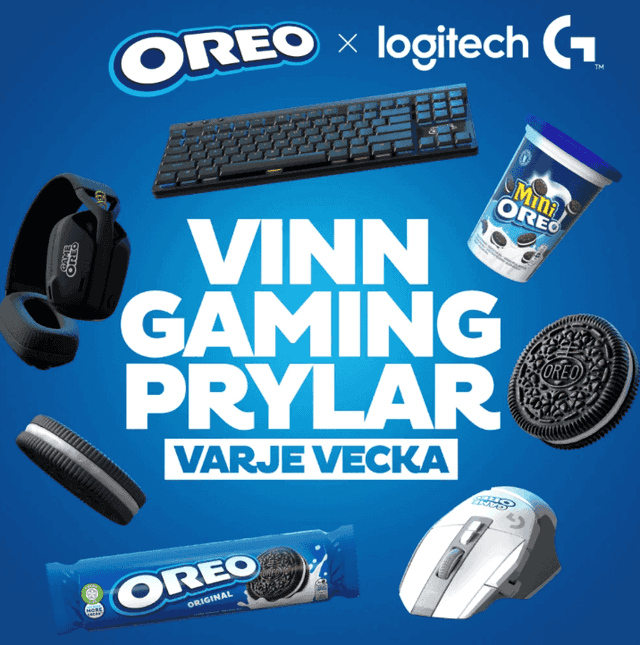 50 % cashback Oreo O's flingor Choklad & Vanilj, 350 g.