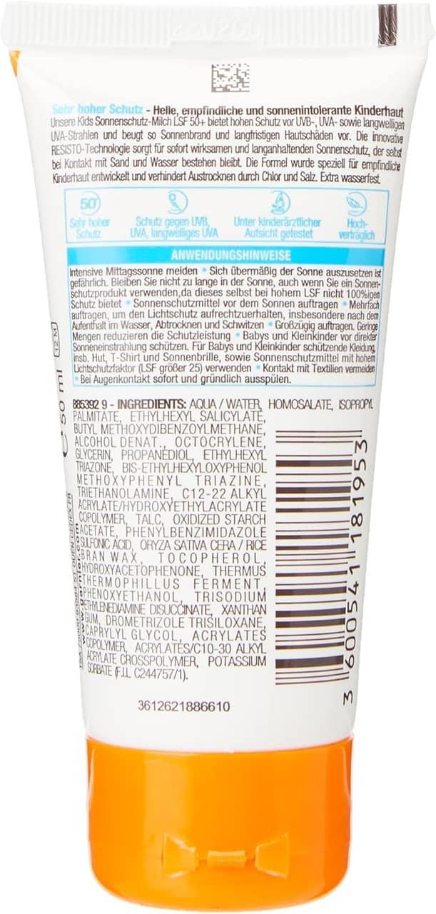 Garnier Ambre Solaire SPF 50+ solskydd för barn 50 ml
