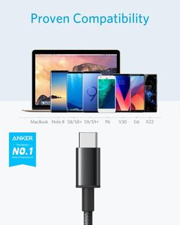Anker USB-C laddningskapel 2-pack