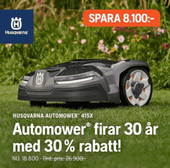 Husqvarna Automower 415X robotgräsklippare