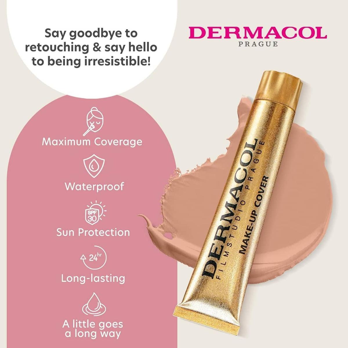 Dermacol täckande foundation med SPF 30