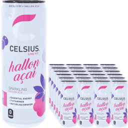 Celsius Hallon Açaí energidryck 24-pack, 355 ml