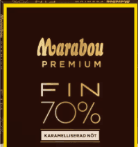 2 st Marabou 70% karamelliserad nötchoklad 100 g för 25 kr