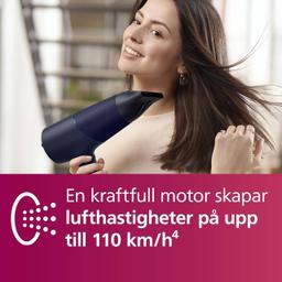 Philips hårtork i 5000-serien med ThermoShield-teknik