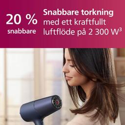 Philips hårtork i 5000-serien med ThermoShield-teknik