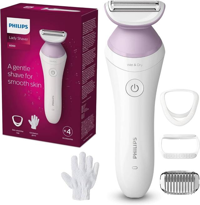 Philips Lady Shaver 6000 kroppstrimmer med tillbehör
