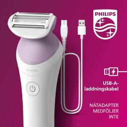 Philips Lady Shaver 6000 kroppstrimmer med tillbehör