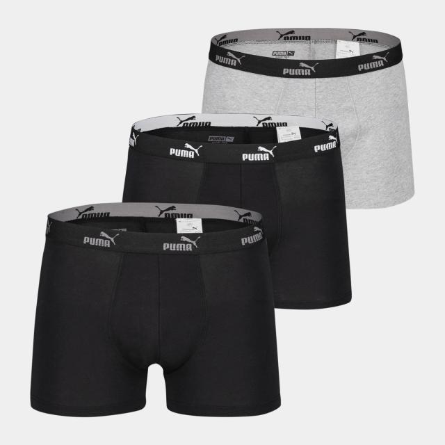 Puma Promo Solid Boxer 3PK, boxershorts - Svart - Kalsonger | XXL