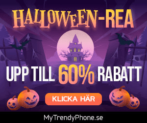 Halloween-rea hos MyTrendyPhone - upp till 60% på mobiltillbehör!