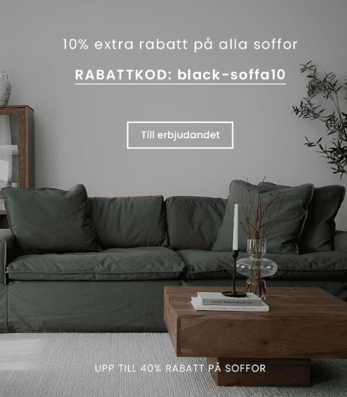 10% rabatt på din nya soffa hos SoffaDirekt