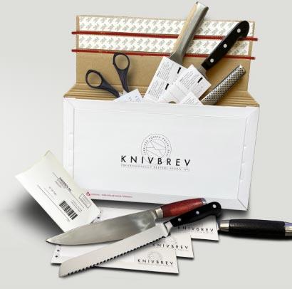 Knivbrev - få 30% rabatt på slipning av dina knivar