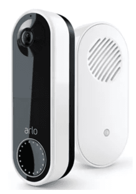 Arlo Essential Video Doorbell Wire-Free White Chime V2 - NetOnNet