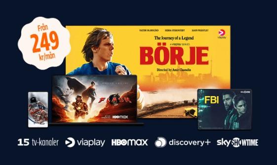 Allente Stream TV-paket från 249 kr/mån