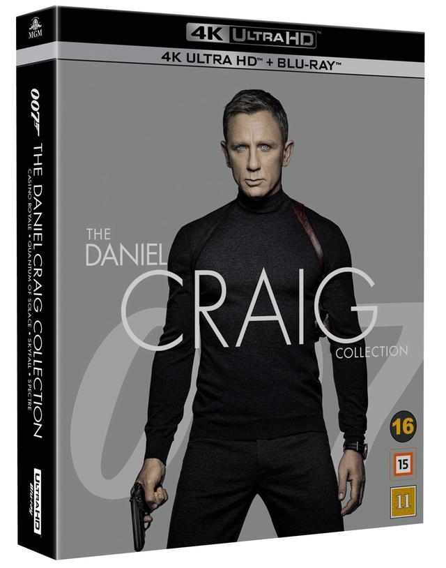James Bond / Daniel Craig x 4 - (4 4K Ultra HD + 4 Blu-ray)