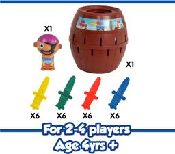 Tomy Pop Up Pirate - Pirat i Tunna - Roligt spel för barn