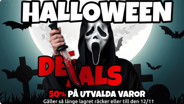 Halloweendeals 2023: Spara 50% på utvalda varor - Butterick's
