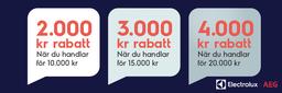Electrolux Home - handla för 5000kr och få 1000kr rabatt