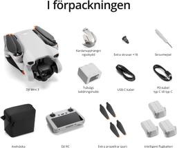 DJI Mini 3 Fly More Combo med DJI RC