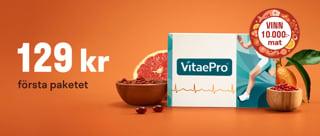Prova VitaePro för endast 129 kr!