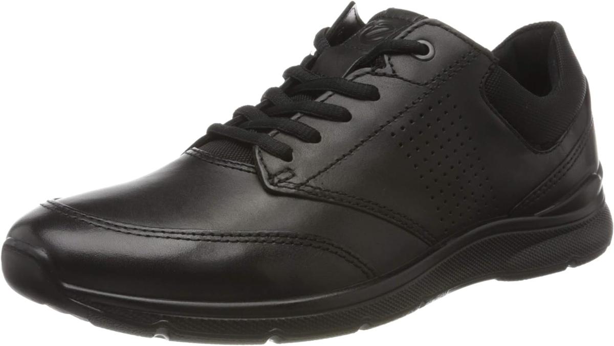 ECCO Mens Irving Casual Black Leather Shoes - Model 511734