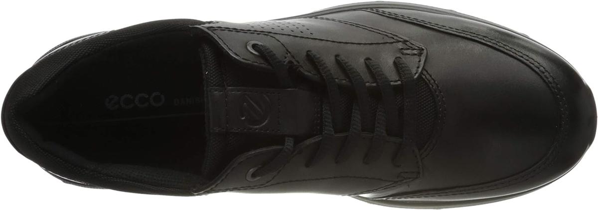 ECCO Mens Irving Casual Black Leather Shoes - Model 511734