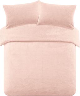 Brentfords Teddy Fleece Påslakan Rosa (198x198cm)