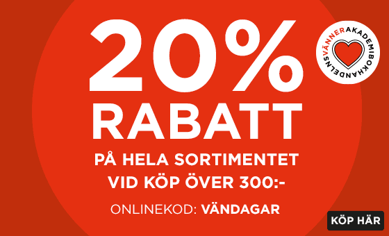 20% på akademibokhandeln