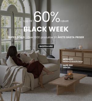 SoffaDirekt - upp till 60% rabatt under Black Week