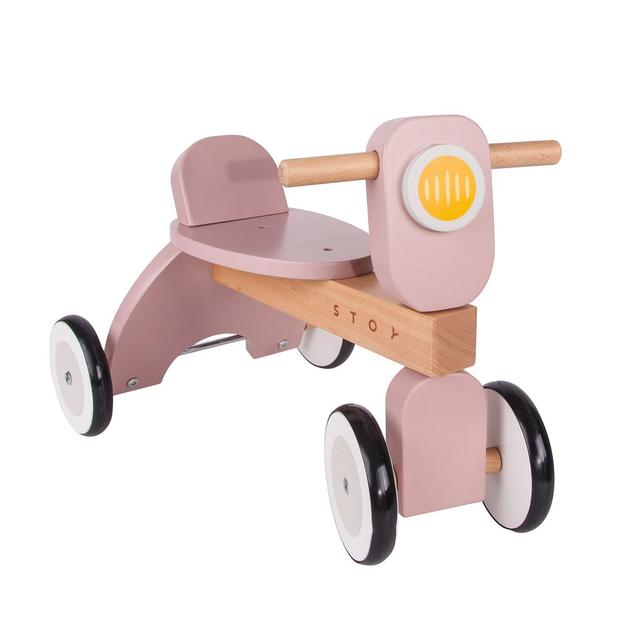 STOY Vintage Pink Wooden Walker FSC 100%