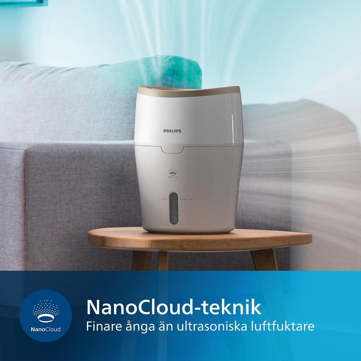Philips Series 2000 Luftfuktare NanoCloud 38m²