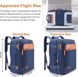 Lumesner Ryggsäck 40L - Flygcertifierad, Expanderbar