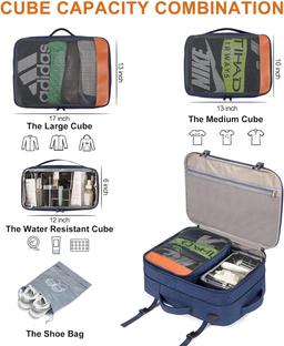 Lumesner Ryggsäck 40L - Flygcertifierad, Expanderbar