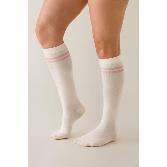 Boob Eleganta Stödstrumpor Off-White 37-39