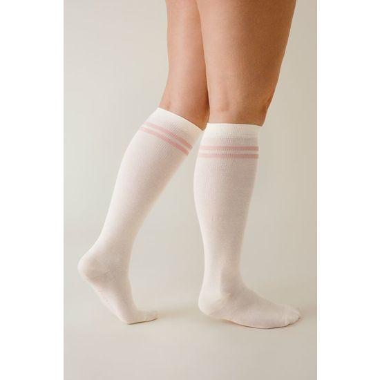 Boob Eleganta Stödstrumpor Off-White 37-39
