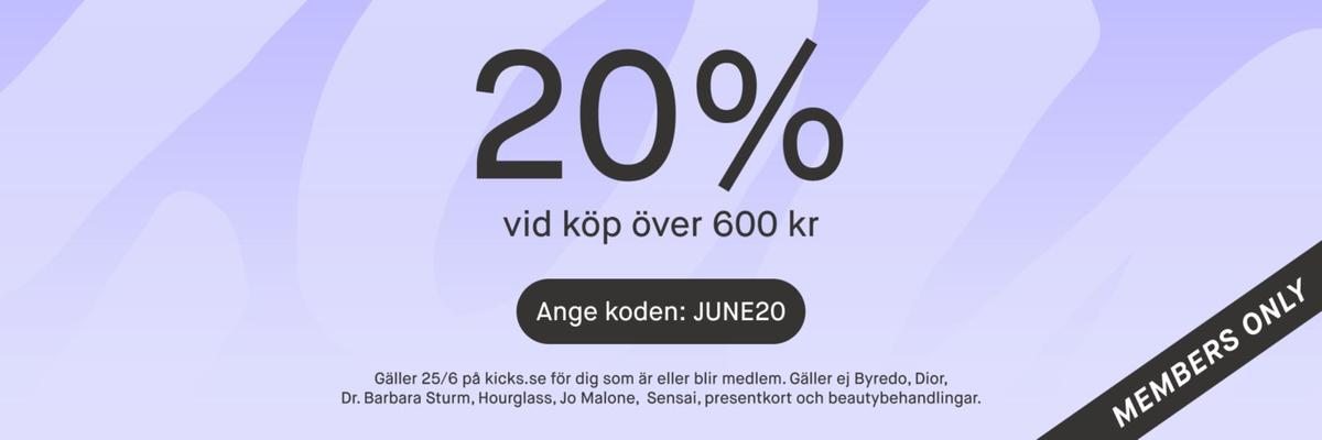 Kicks - 20 % vid köp över 600 kr