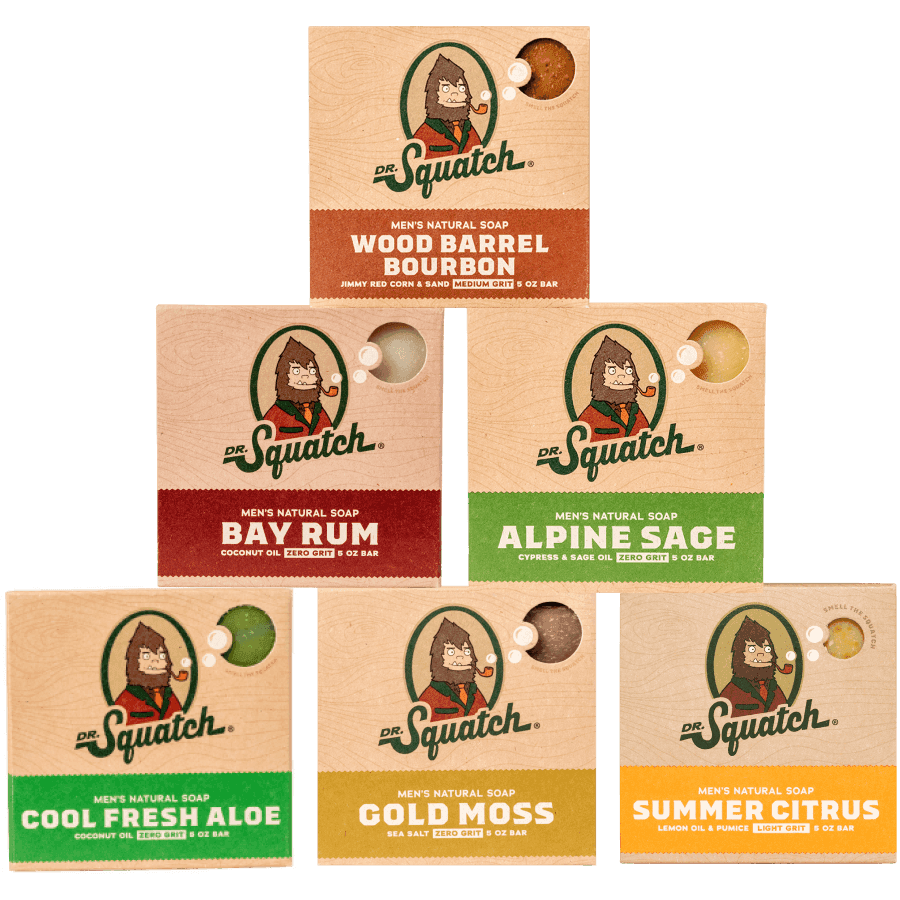 Dr. Squatch Soap Variety 6-Pack UK