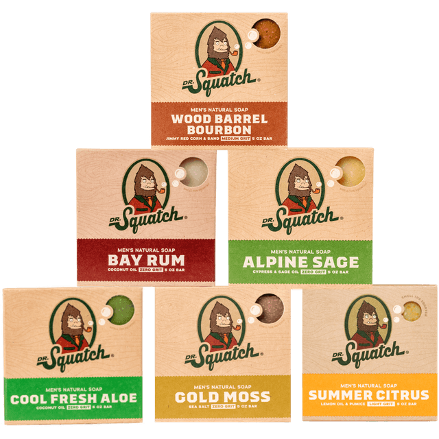 Dr. Squatch Soap Variety 6-Pack UK